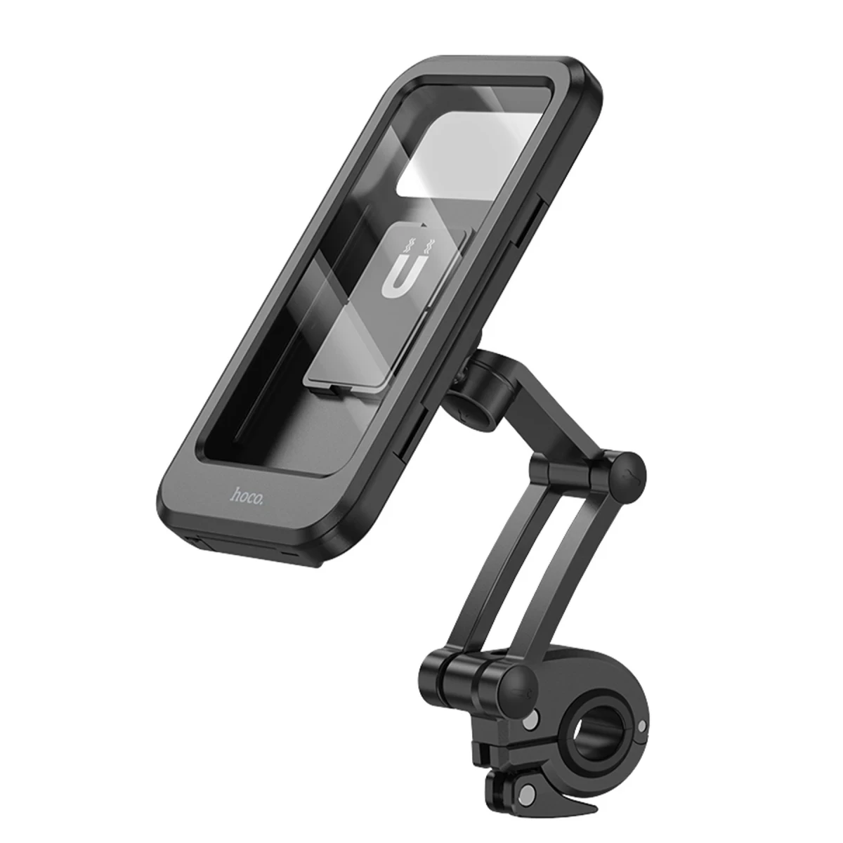 Hoco. CA101 Su Geçirmez Motosiklet Telefon Tutucu - Siyah